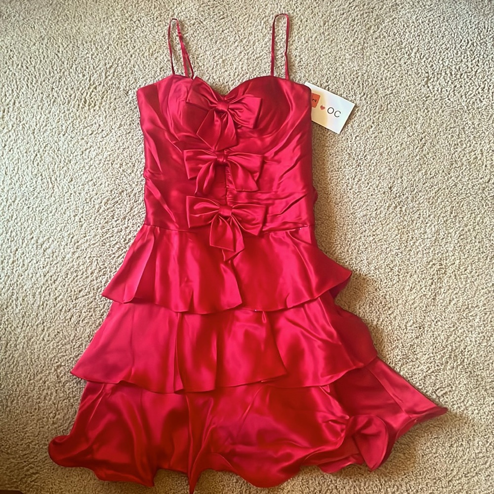 Red Silk Dress